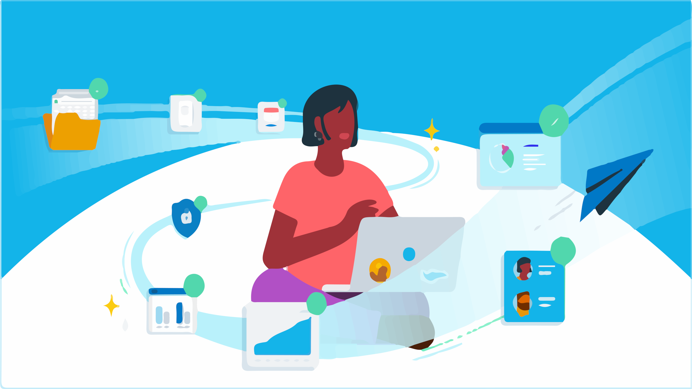 woman on laptop